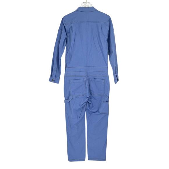 Wildfang The Essential Coverall Blue Small Long Sleeve - Picture 2 of 9